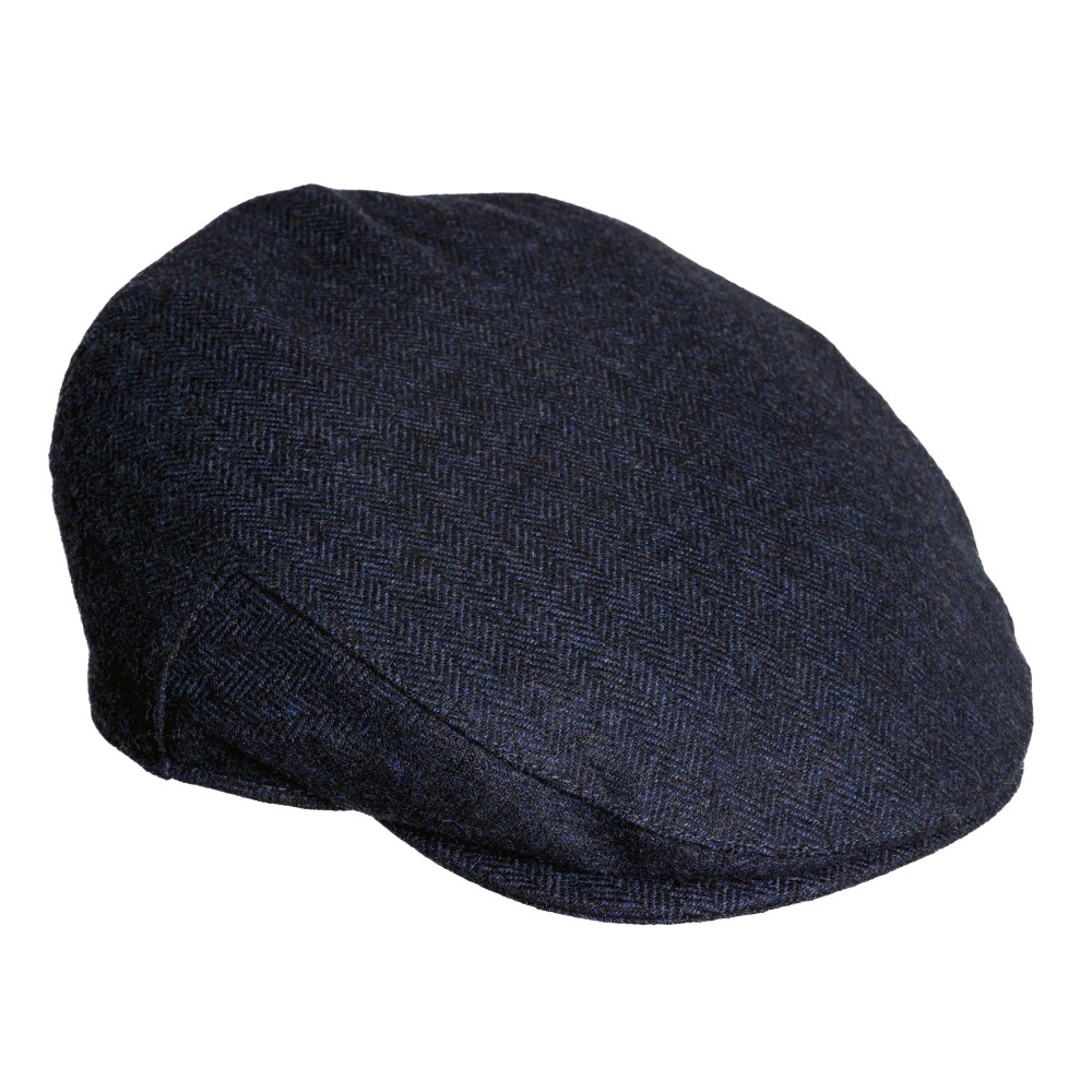 Classic Herringbone Flat Cap | Free Delivery | Shandon Hats