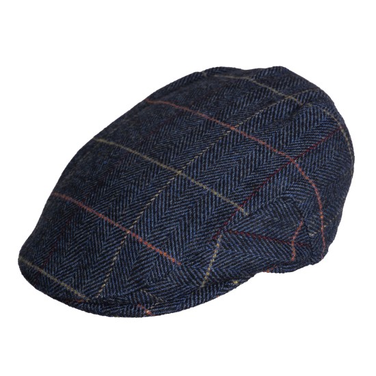 Glen-Check Classic Flat Cap | Timeless Style and Elegance
